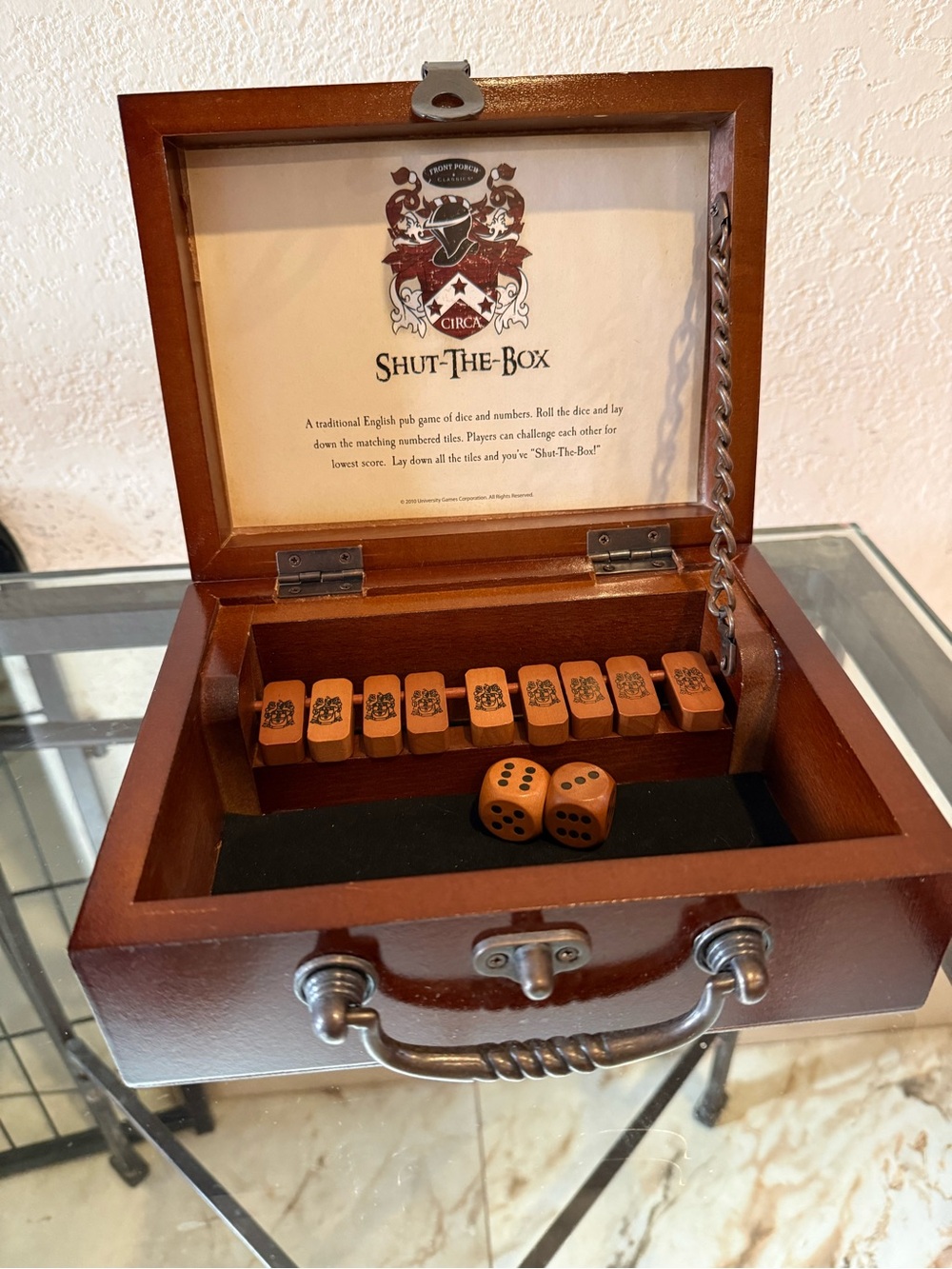 Wooden Travel Game - Brown